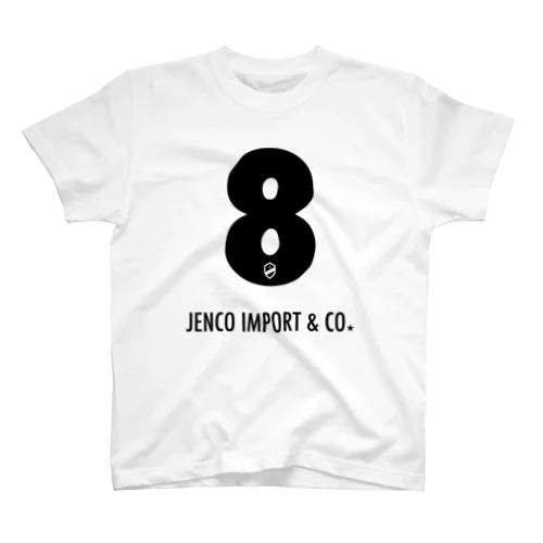 JENCO IMPORT & CO. LUCKY No.8 Regular Fit T-Shirt