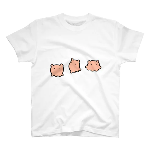 3匹のメンダコ Regular Fit T-Shirt