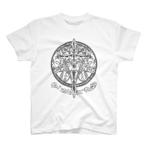 TRIBALCROSS WHT BLK-FRAME Regular Fit T-Shirt