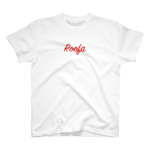 Roofa Red Logo Regular Fit T-Shirt