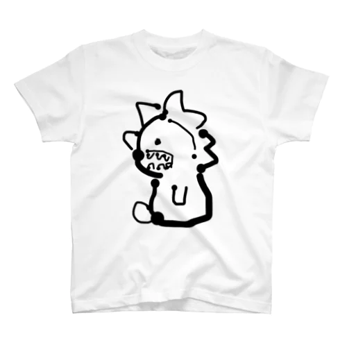 恐竜　YouTube shortsに投稿した途中段階の状態 Regular Fit T-Shirt