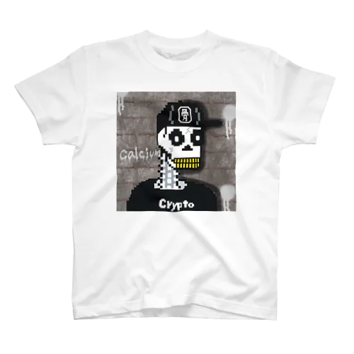 Crypto Skull2nd 骨 Regular Fit T-Shirt