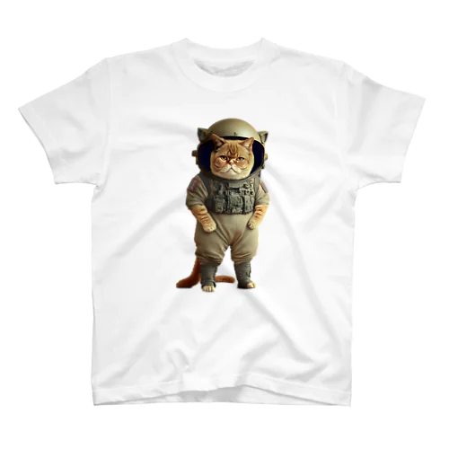 地球を救おうとしているネコ Regular Fit T-Shirt