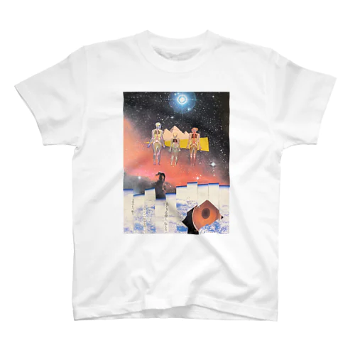 地球と人と家族　（ Kohei Itatani design） Regular Fit T-Shirt