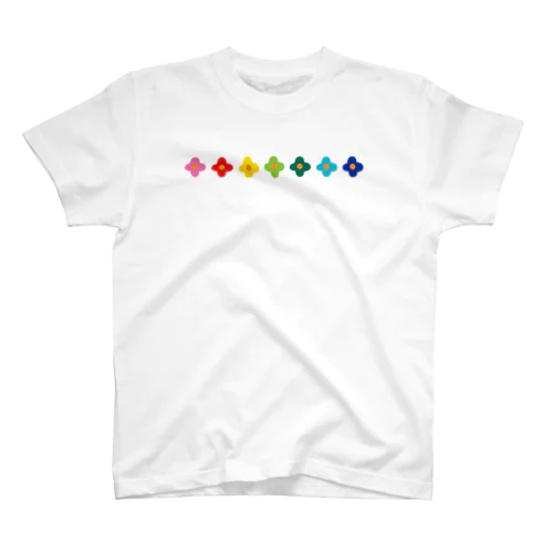 RAINBOW FLOWER Regular Fit T-Shirt