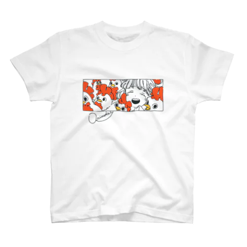 もりもりのとり Regular Fit T-Shirt