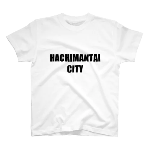 HACHIMANTAI CITY - Tee（BK-Light Color）スタンダードTシャツ Regular Fit T-Shirt