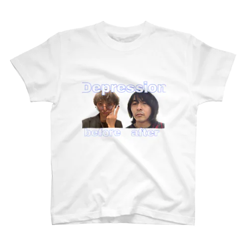 万バズシリーズ(鬱なる前、なった後) スタンダードTシャツ