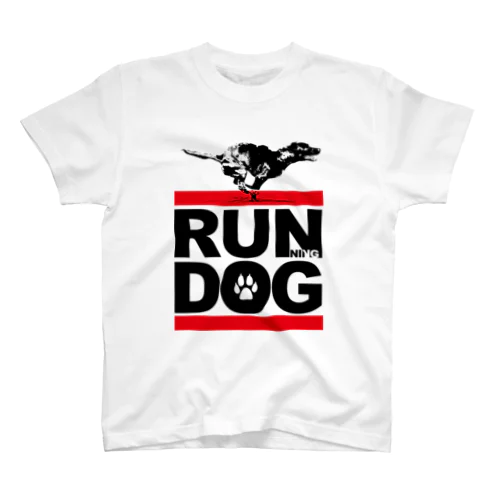 RUNNING DOG　走ってる犬　CCG-005-2W Regular Fit T-Shirt