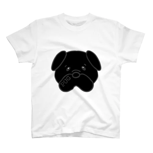 PUG♡BLACK スタンダードTシャツ