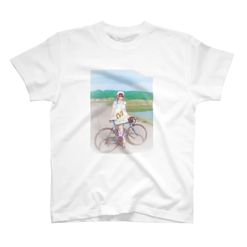 メイドさんと自転車 スタンダードTシャツ