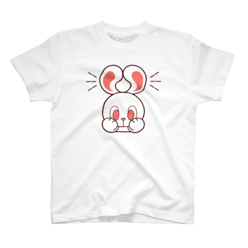 ぽっぷらうさぎ(おみみ！) Regular Fit T-Shirt