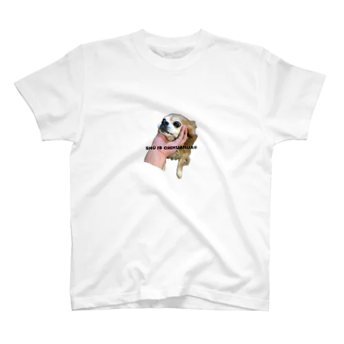 SHŪ IS CHIHUAHUA LOGO Regular Fit T-Shirt