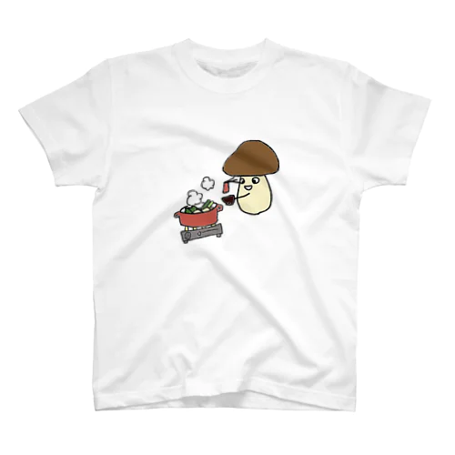 すき焼き大好ききのこちゃん Regular Fit T-Shirt