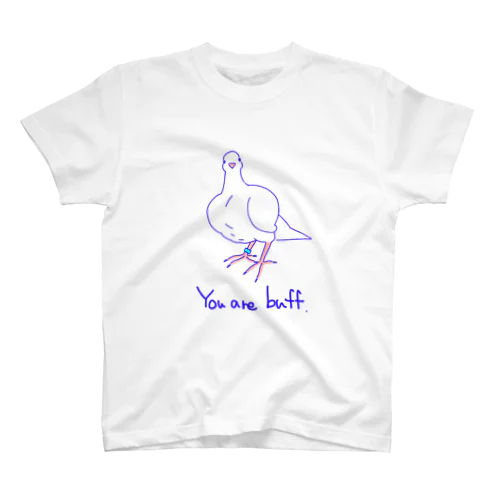 鳩胸がすごい鳩 スタンダードTシャツ