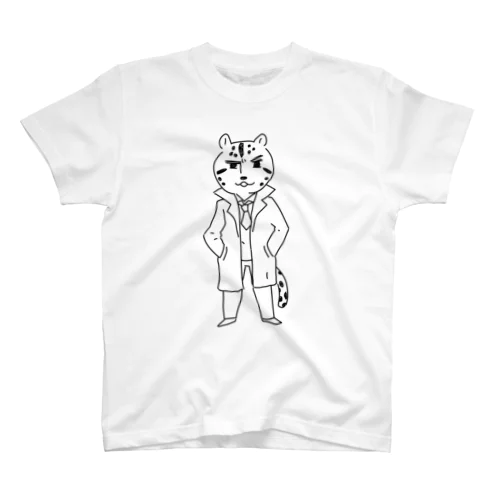 チーター刑事ラインアート Regular Fit T-Shirt