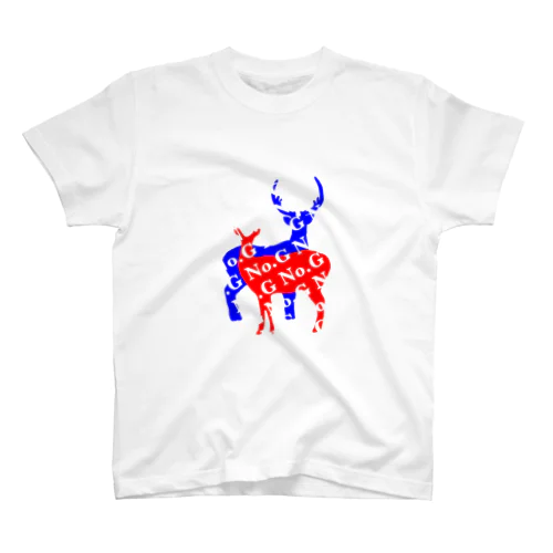 No.G  deer couple Regular Fit T-Shirt