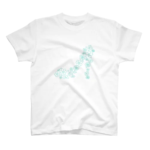 お花ハイヒール Regular Fit T-Shirt