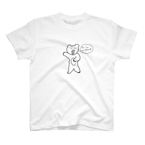 An “elephant” bear スタンダードTシャツ