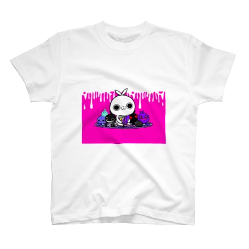 クレイジー闇うさぎ(やみぐるみ) Regular Fit T-Shirt
