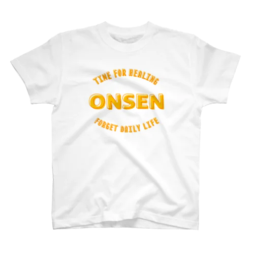 ONSEN -Time for Healing- (イエロー) スタンダードTシャツ