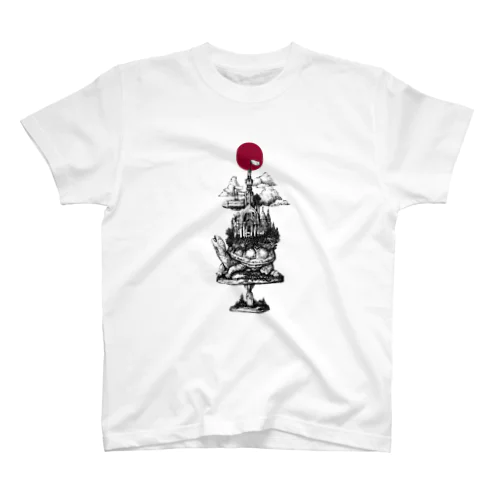 亀と日の出 Regular Fit T-Shirt