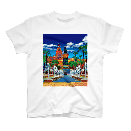 スペイン カディスのサン・ファン・デ・ディオス広場 Regular Fit T-Shirt