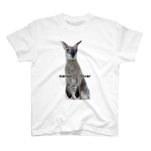 カンガルー　オリバー PHOTOデザイン スタンダードTシャツ