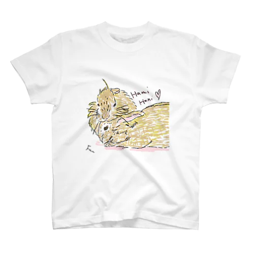 タマくんネギちゃんハミハミ♡ Regular Fit T-Shirt