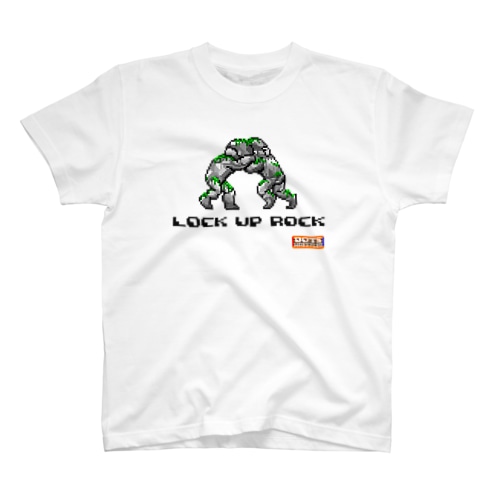 LOCK UP ROCK（Black Logo） Regular Fit T-Shirt