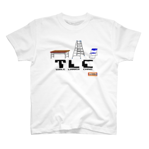 TABLE LADDER CHAIR（Black Logo） Regular Fit T-Shirt