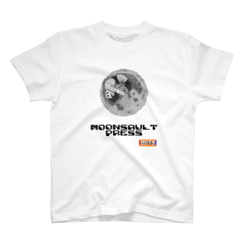 MOONSAULTPRESS（Black Logo） スタンダードTシャツ