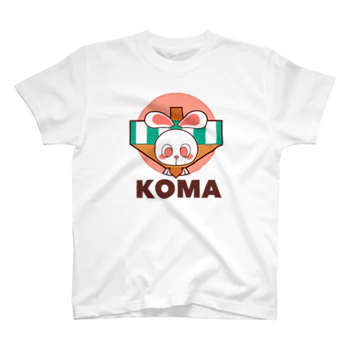 ぽっぷらうさぎ(KOMA) Regular Fit T-Shirt