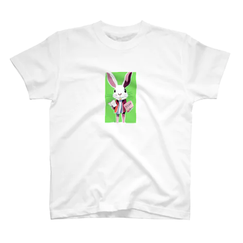 レトロなウサギ スタンダードTシャツ