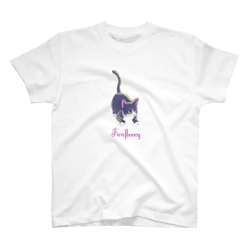 meow meow(black cat) スタンダードTシャツ