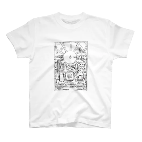 inner world_blackprint スタンダードTシャツ