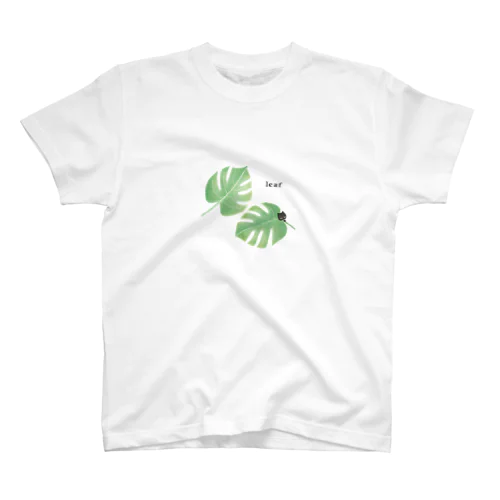 黒ネコちゃん(leaf) スタンダードTシャツ