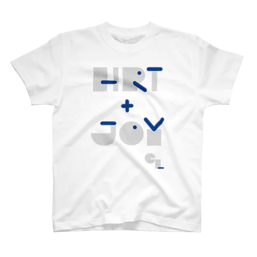 HRT＋JOY‗CL縦 スタンダードTシャツ