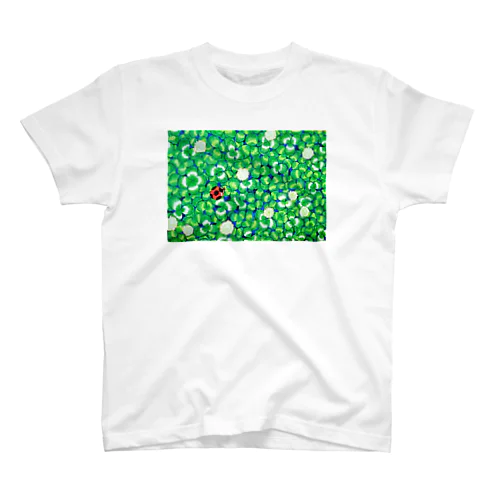 four leaf clover ＆ ladybird Regular Fit T-Shirt