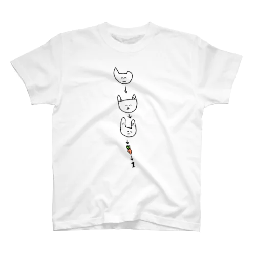 くまねこうさぎ Regular Fit T-Shirt