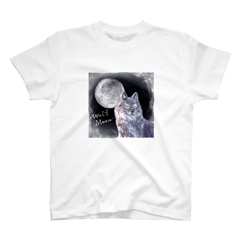 1月《Moonシリーズ》＊Wolf Moon＊ スタンダードTシャツ