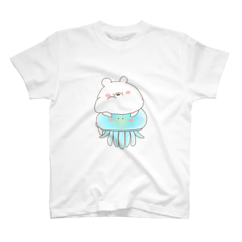 ゆらゆらクラゲともちもちごんすけ スタンダードTシャツ