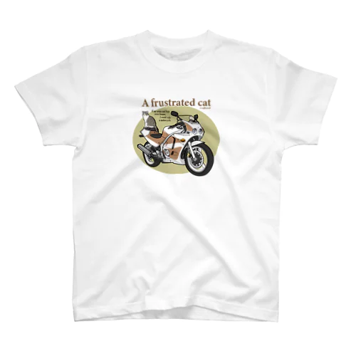 A FRUSTRATED CAT-06/バイクに乗りたかった猫-2 Regular Fit T-Shirt