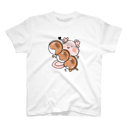 ウーパールーパーみたらし団子【MOCHI ANIMALS】 Regular Fit T-Shirt
