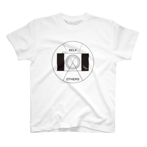 D_線画（SELF AND OTHERS） Regular Fit T-Shirt