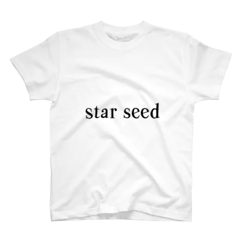 シンプル　star seed デザイン スタンダードTシャツ