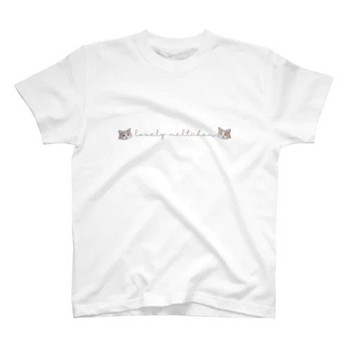 お昼寝ネコちゃん　lovely meltchan スタンダードTシャツ