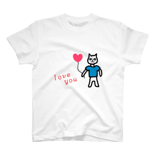 Loveネコ Regular Fit T-Shirt