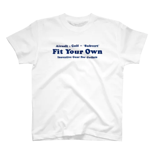 Fit Your Ownロゴ(横：ショップカラー) Regular Fit T-Shirt