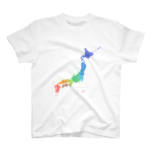 日本地図柄シリーズ Regular Fit T-Shirt